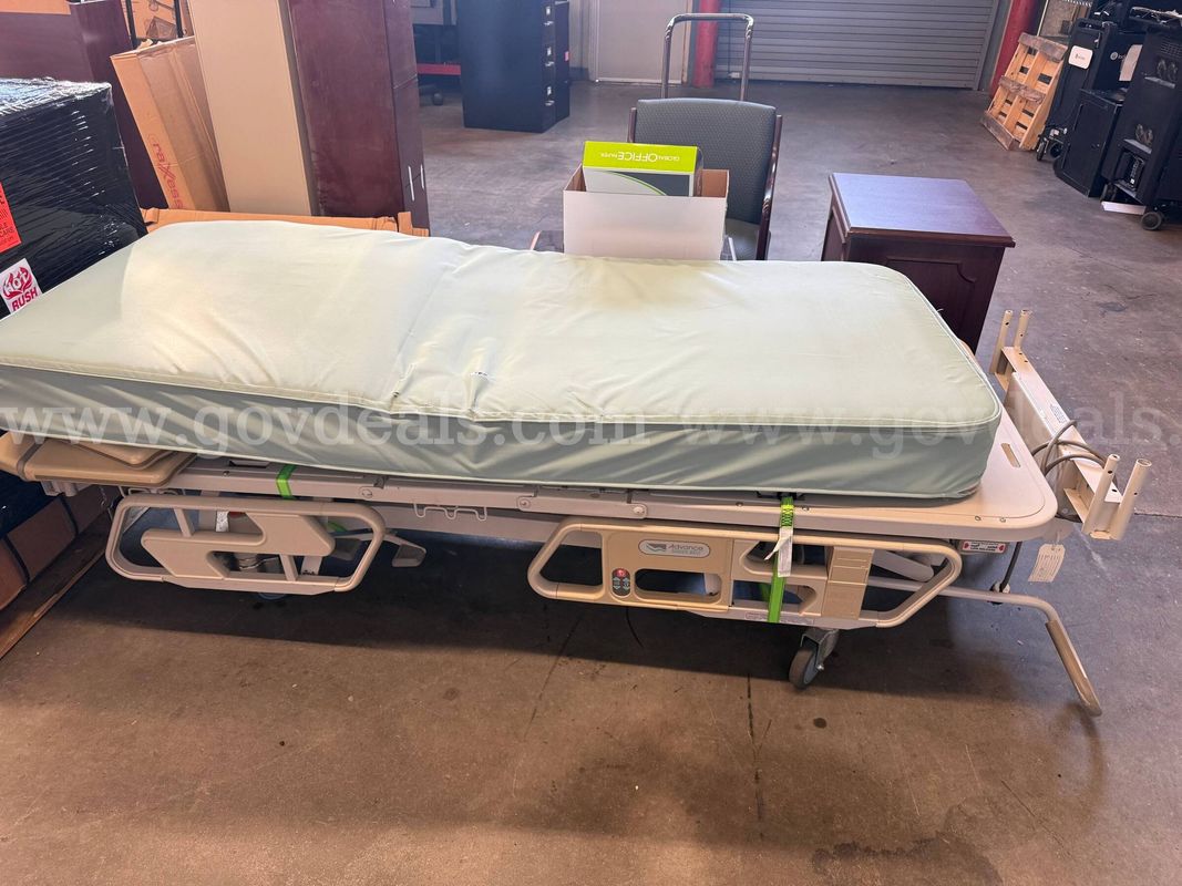 Hillrom Advance Series Hospital Bed with Mattress and Side Rails