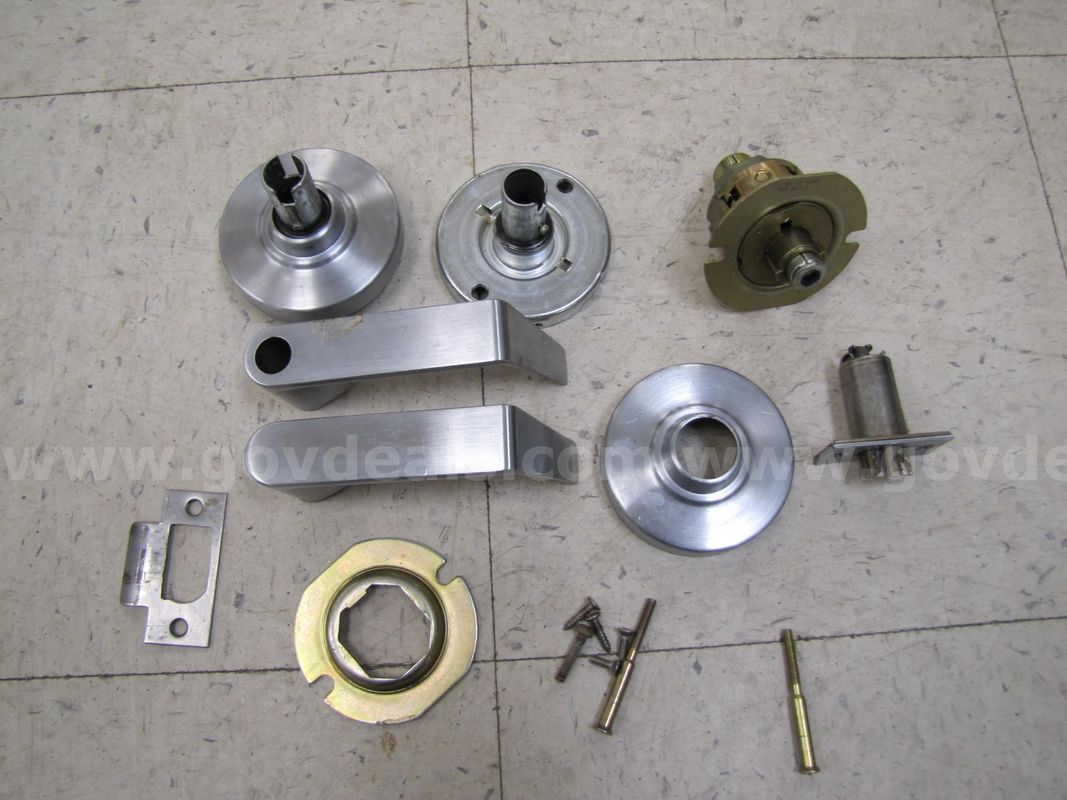 Disassembled door handle