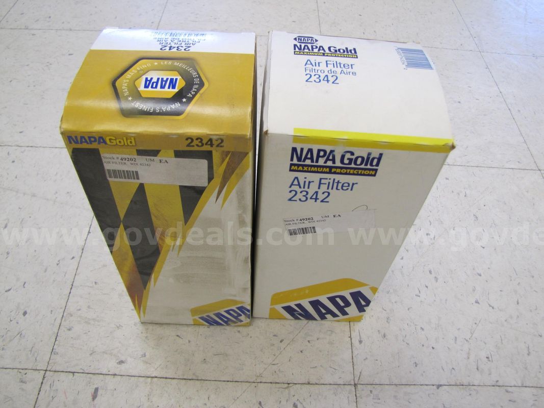 Pair of NAPA Gold air filters