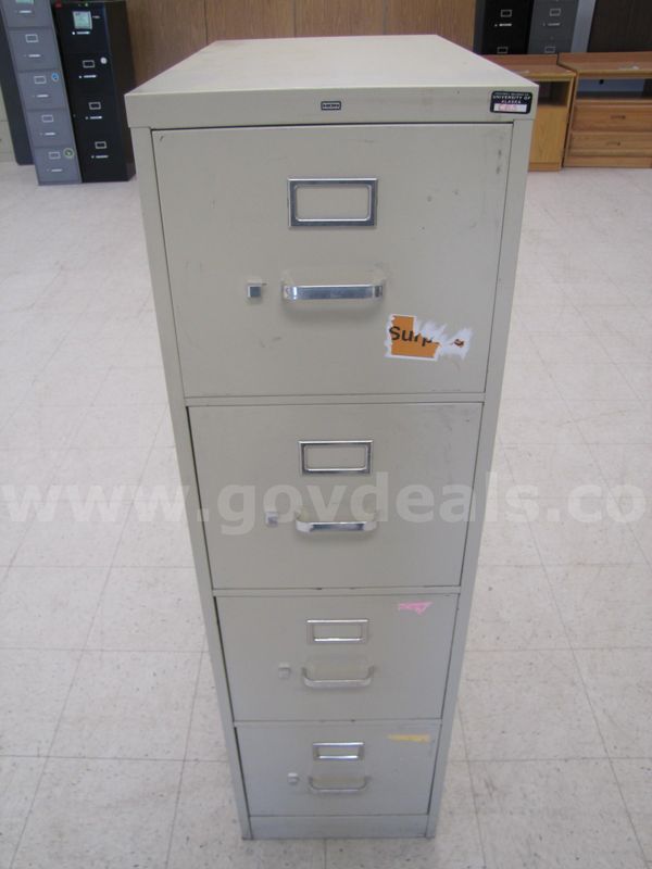 Four drawer filing cabinet