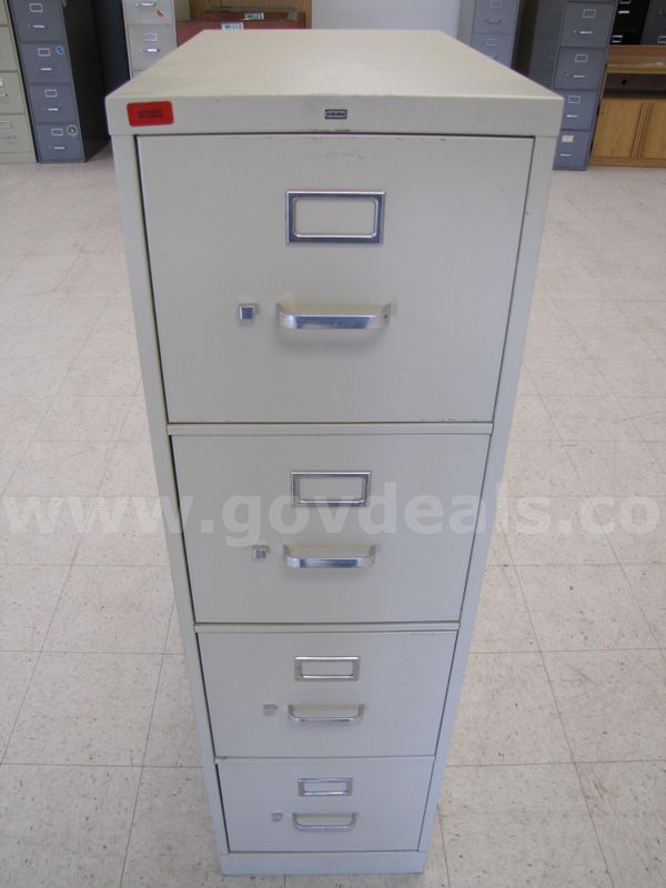 Four drawer filing cabinet