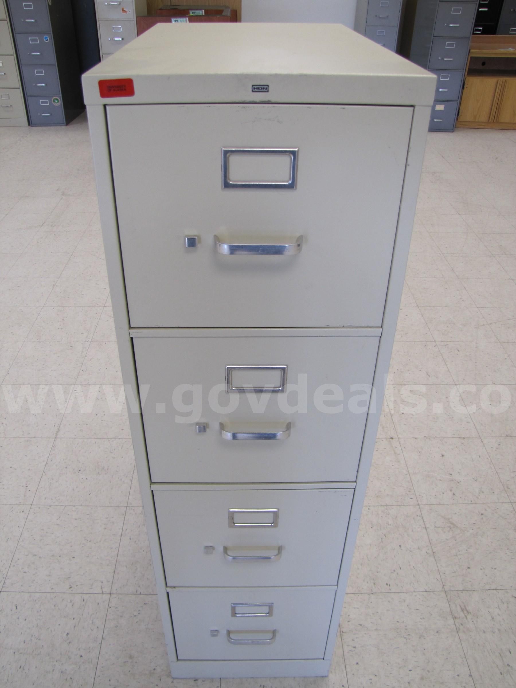 Four drawer filing cabinet