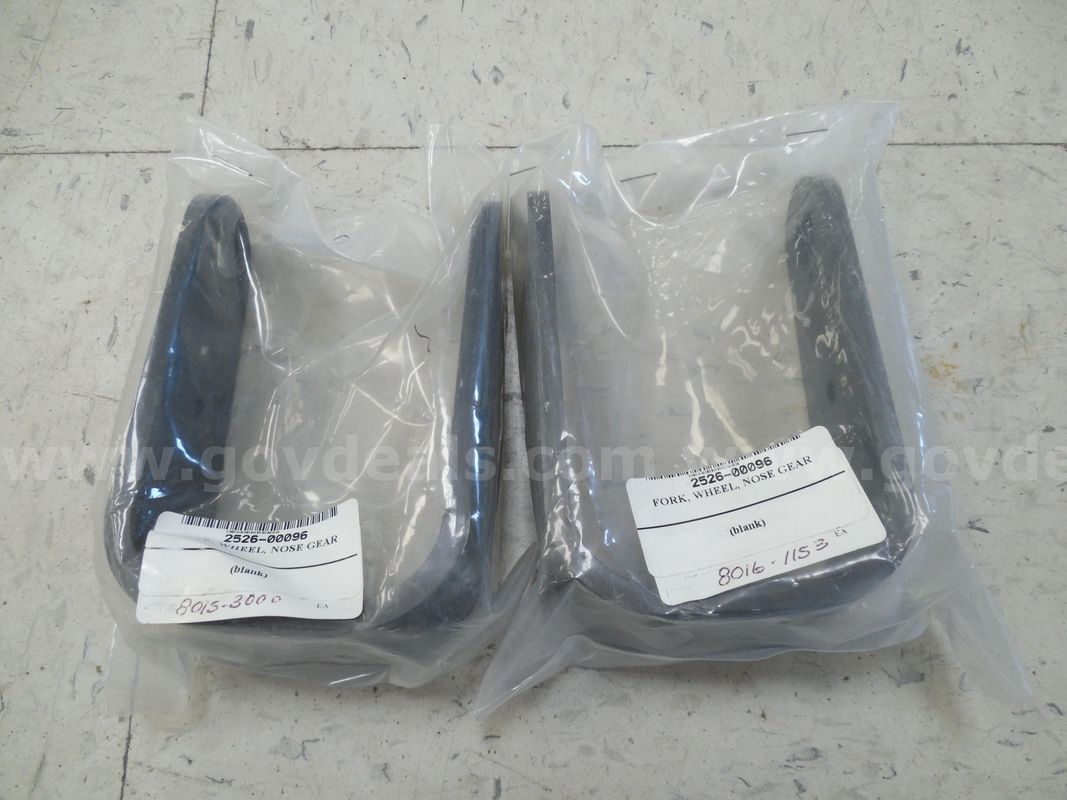 Pair of fork wheel nose gears