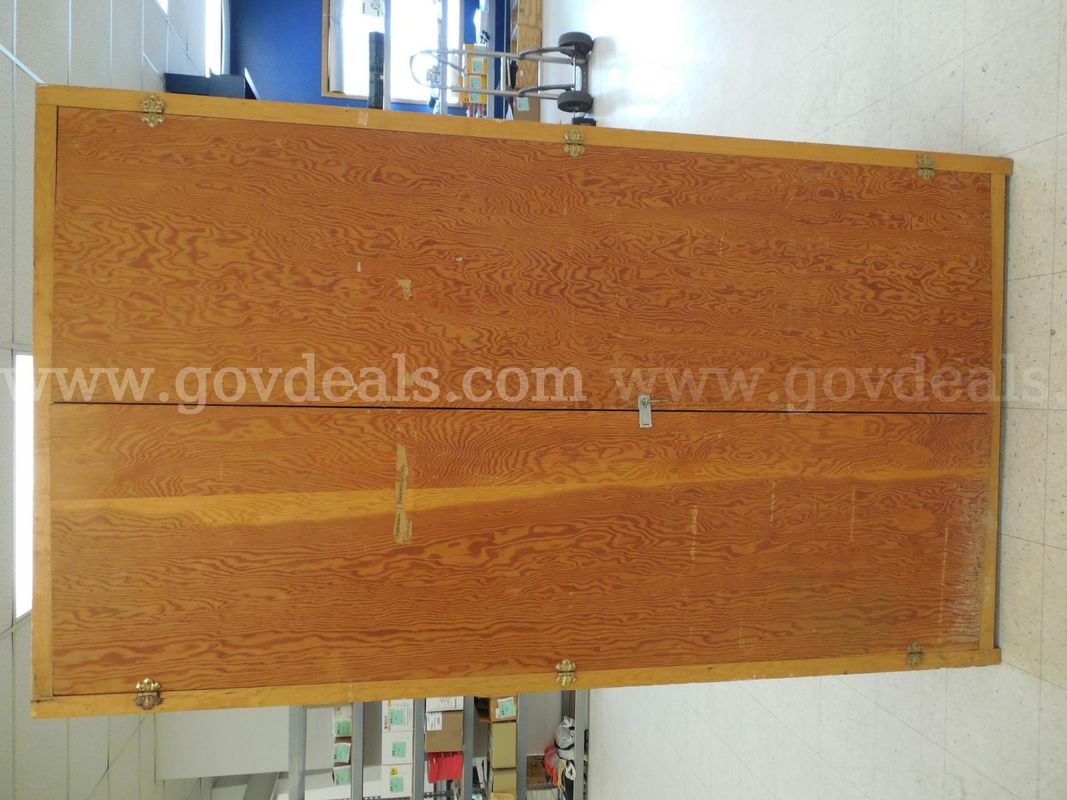 Large wooden storage cabinet