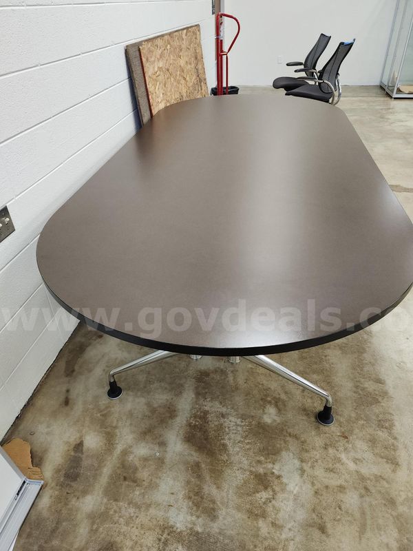 Conference Room Table 10 ft. Long x 4-1/2 ft. Wide x 30" High Brown