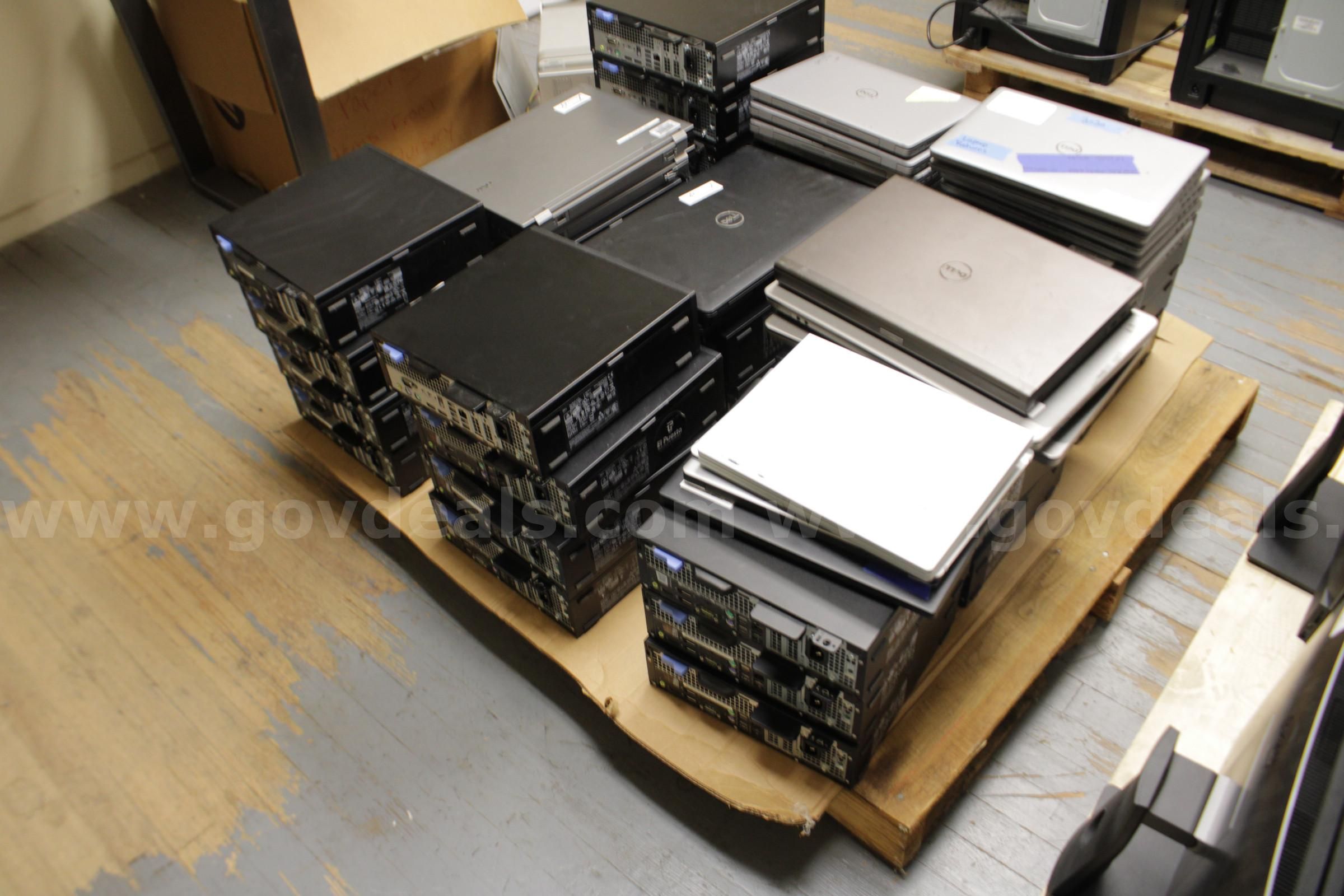 Quatity 31 DELL Optiplex cpu's and Quantity 22 laptops (PARTS ONLY)