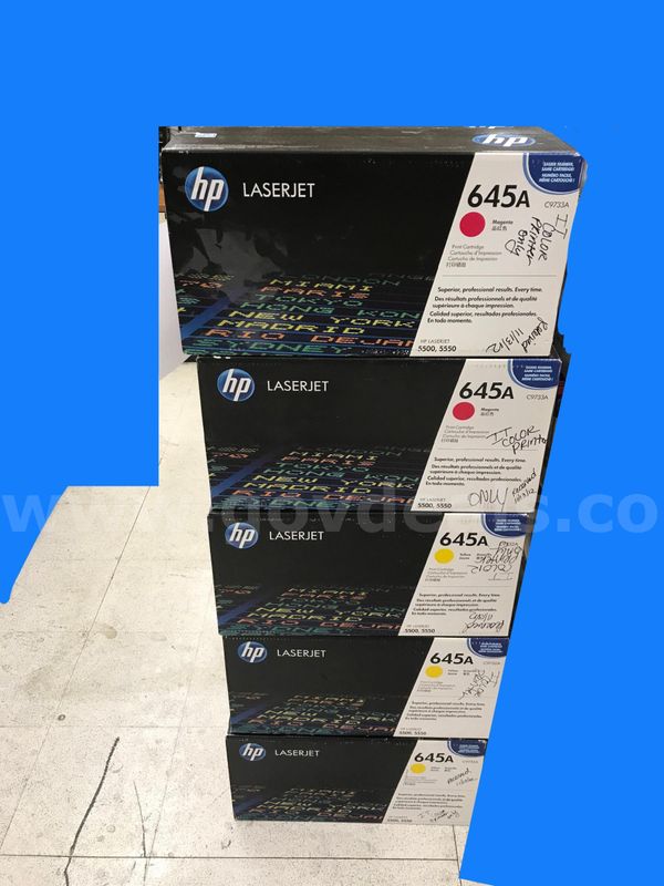 (24) Assorted HP Toner Cartridges HP INVENT LASERJET C9720A, HP LASERJET C9720A