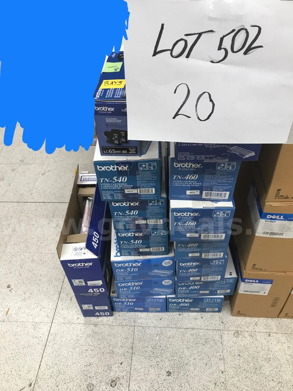 (3) Rhinotek assorted toner cartridges, (5) Brothers Drums unit, (11) Brother assorted toners cartridges