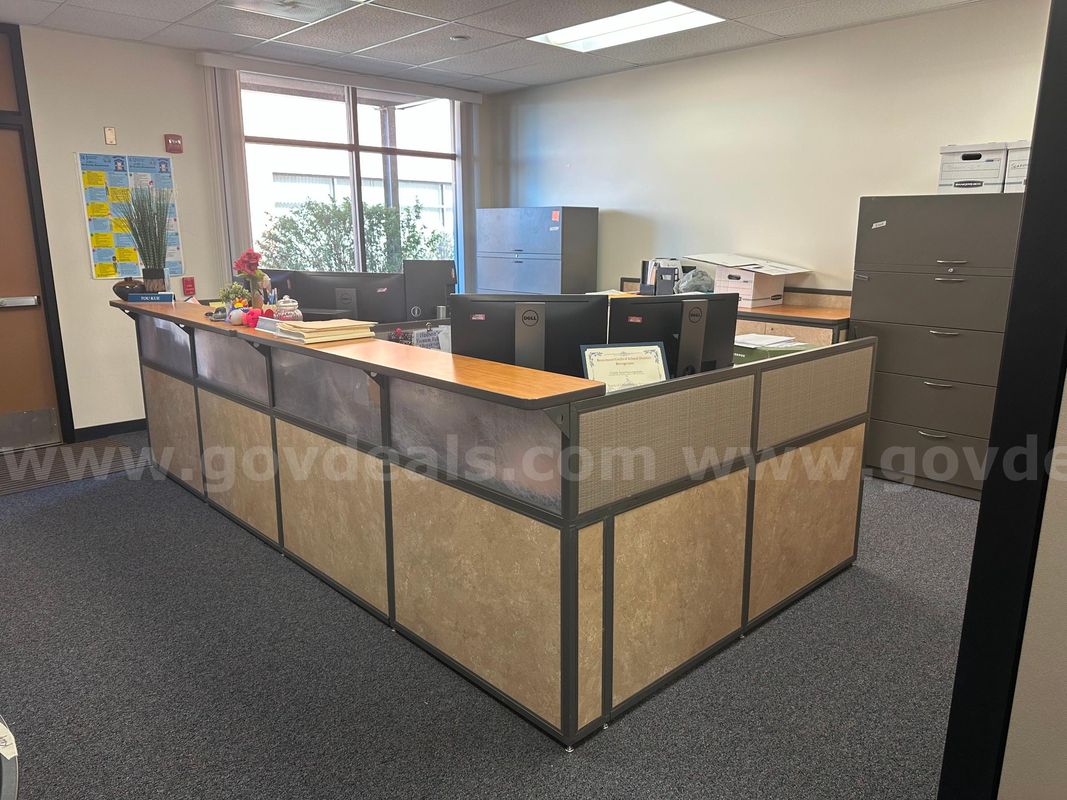 2 Person Cubicles with Counter